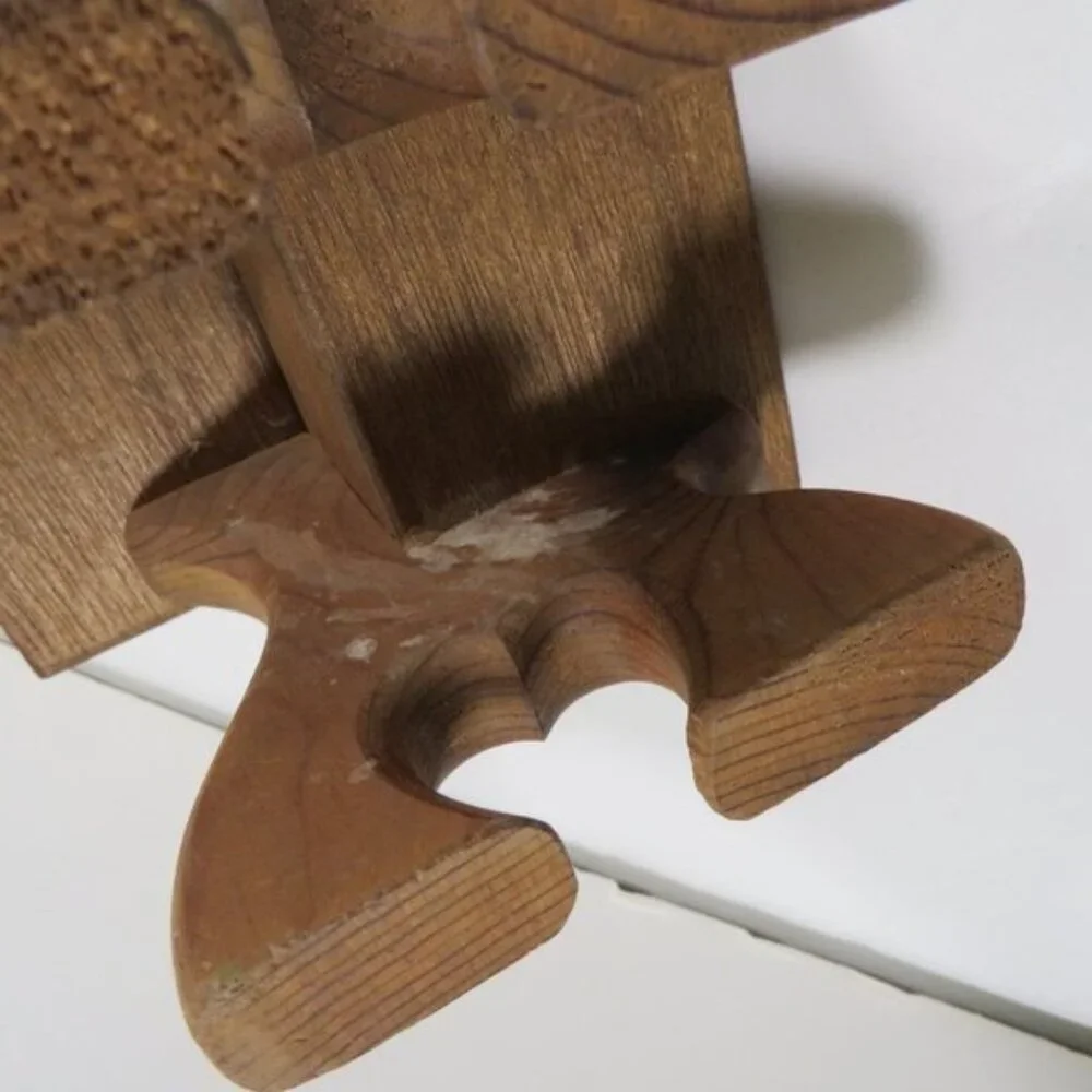 Wooden Doll School Desk Miniature (thick) 1980's